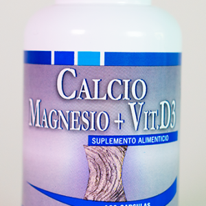 Calcio Magnesio + Vitamina D3 120 cápsulas