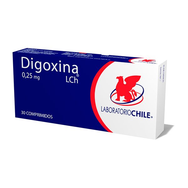 Digoxina 0,25 mg 30 comprimidos