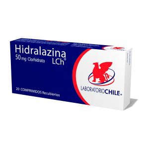 Hidralazina 50 mg clorhidrato 20 comprimidos recubiertos