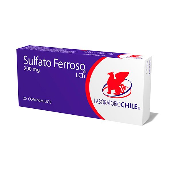 Sulfato ferroso 200 mg