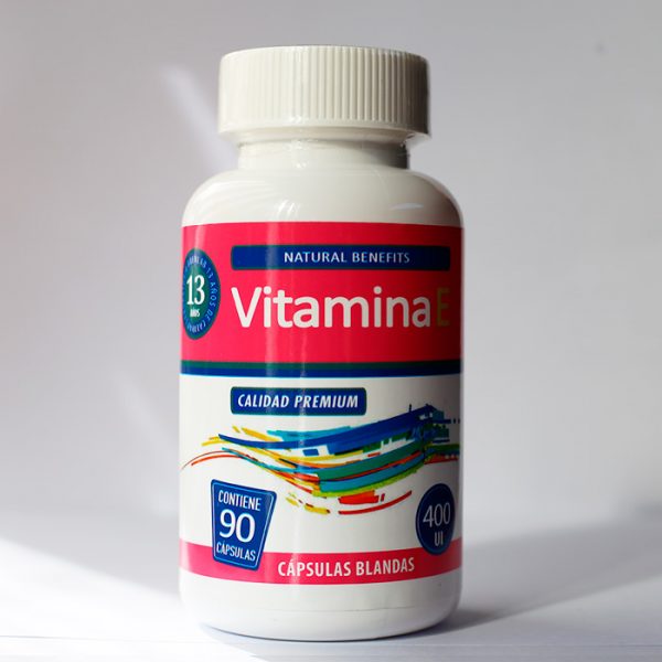 Vitamina E 400 UI 90 cápsulas