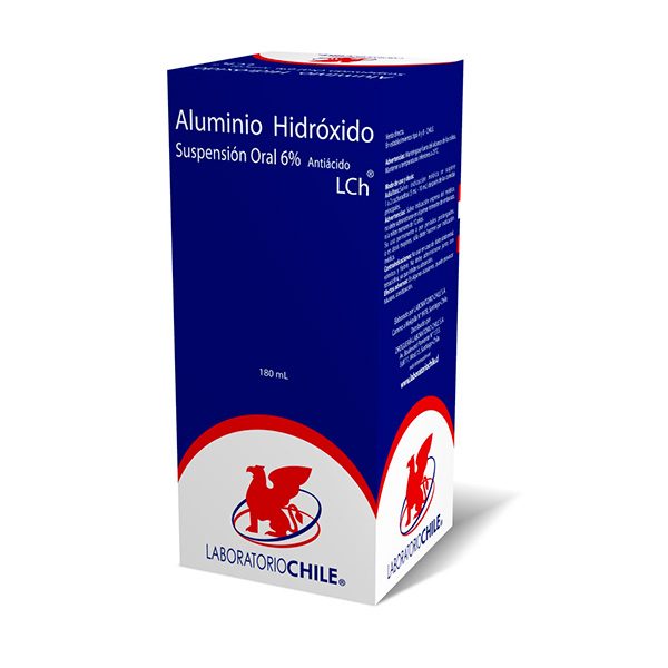aluminio hidróxido suspensión oral antiácido