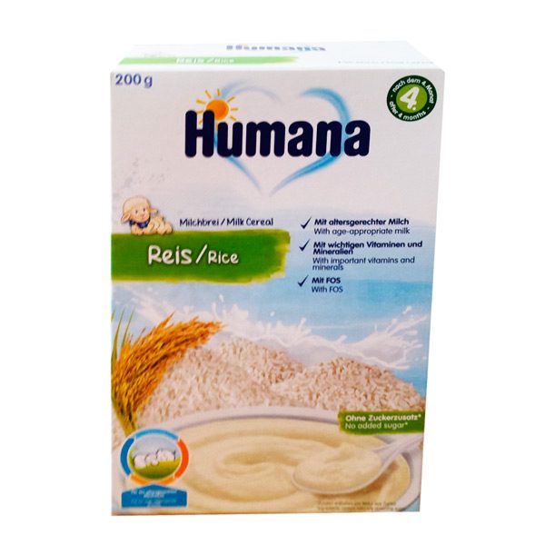 Humana Rice 200 g Cereal de arroz sin gluten