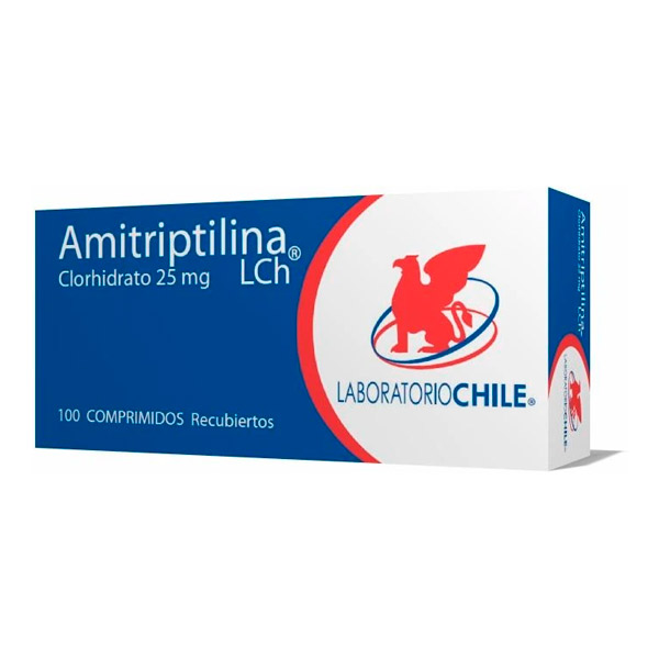 amitriptilina clorhidrato 25 mg 100 comprimidos