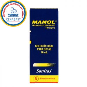 manol tramadol clorhidrato 100 mg ml solución oral para gotas 10 ml