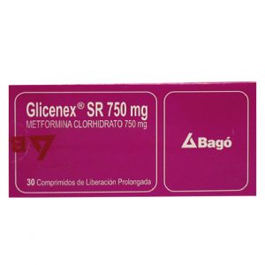 Glicenex SR 750 mg 30 comprimidos Bagó