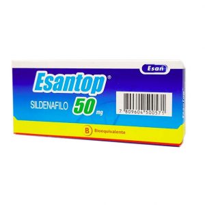 esantop sildenafilo 50 mg 12 comprimidos recubiertos Esan