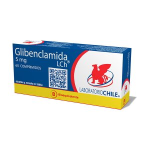 glibenclamida 5 mg 60 comprimidos laboratorio chile