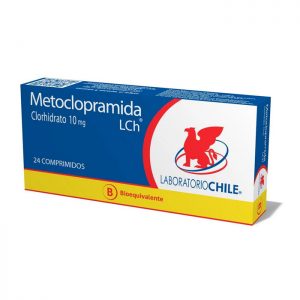 Metoclopramida Clorhidrato 10 mg x 24 Comprimidos Chile