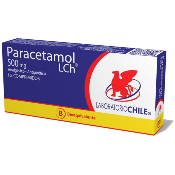 paracetamol 500 mg 16 comprimidos Chile