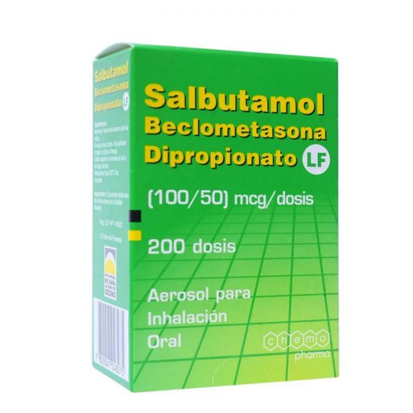 salbutamol beclometasona dipropionato 100 50 mcg dosis 200 dosis