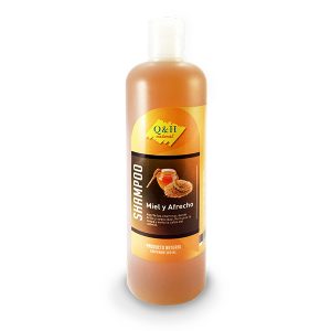 Shampoo natural de miel y afrecho