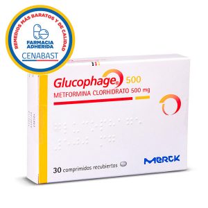 glucophage 500 mg 30 comprimidos