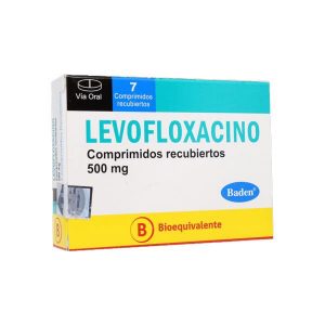 Levofloxacino 7 comprimidos 500 mg Baden bioequivalente