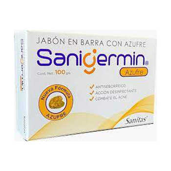 Sanigermin Jabón en Barra con Azufre 100 g