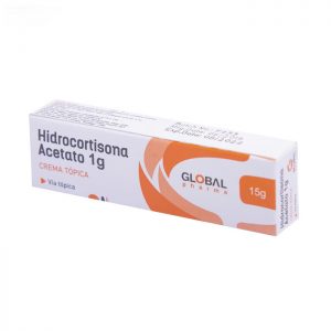 hidrocortisona acetato 1 g crema tópica