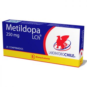 Metildopa 250 mg 20 comprimidos Chile