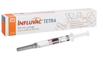 Vacuna Influvac Tetra 05 ml jeringa prellenada contra la influenza