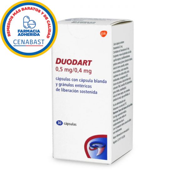 Duodart 05 mg 04 mg 30 cápsulas gsk