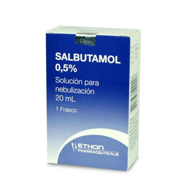 Salbutamol 05% solución para nebulación 20 ml ethon