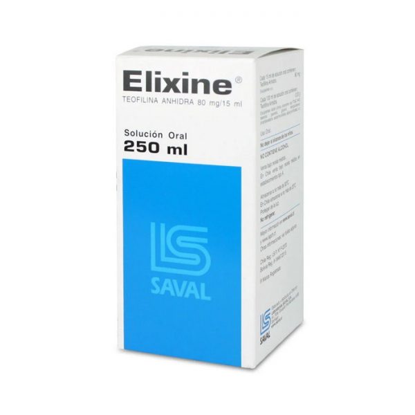 elixine teofilina anhidra 80 mg 15 ml 250 ml saval
