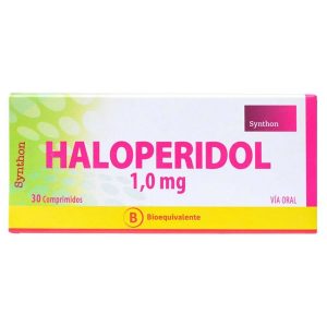haloperidol 1 mg 30 comprimidos synthon