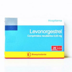 Levonorgestrel 0,03 mg 28 comprimidos Hospifarma