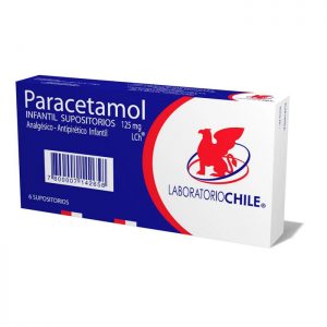 paracetamol 125 mg 6 supositorios