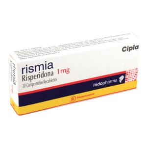 rismia risperidona 1 mg 30 comprimidos recubiertos indopharma
