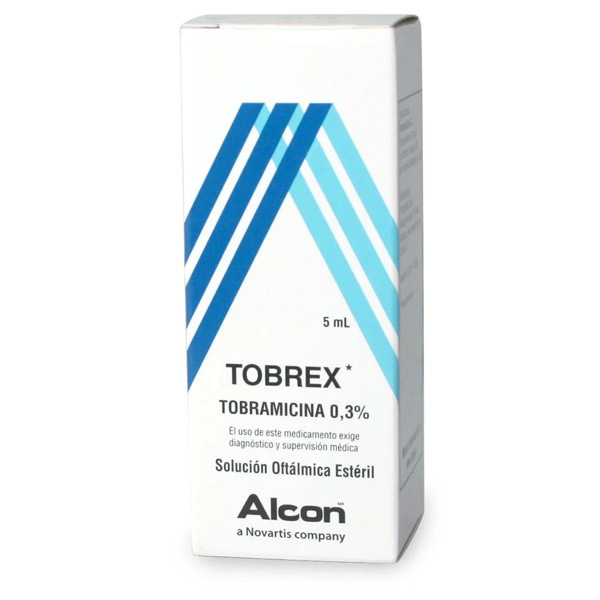 tobrex tobramicina 03% solución oftálmica estéril 5 ml novartis