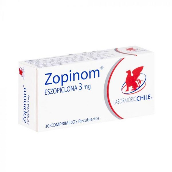 zopinom eszoplicona 3 mg 30 comprimidos recubiertos laboratorio chile