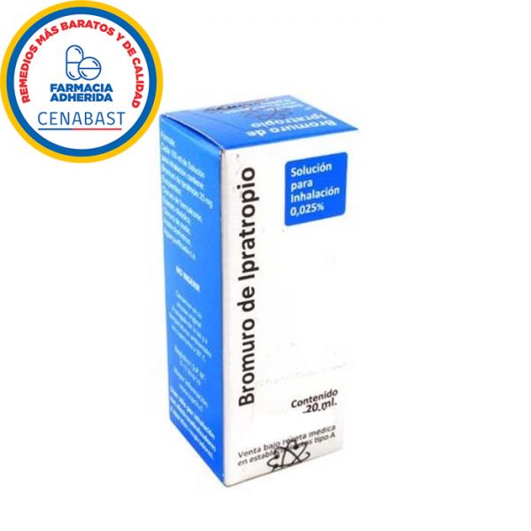 bromuro de ipratropio 20 ml solución para inhalación 0,025%