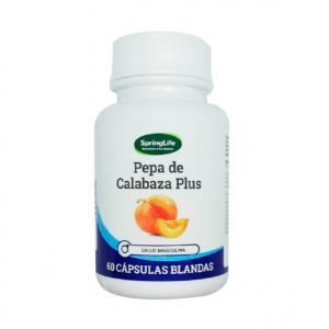 Pepa de calabaza plus 60 cápsulas blandas Springlife