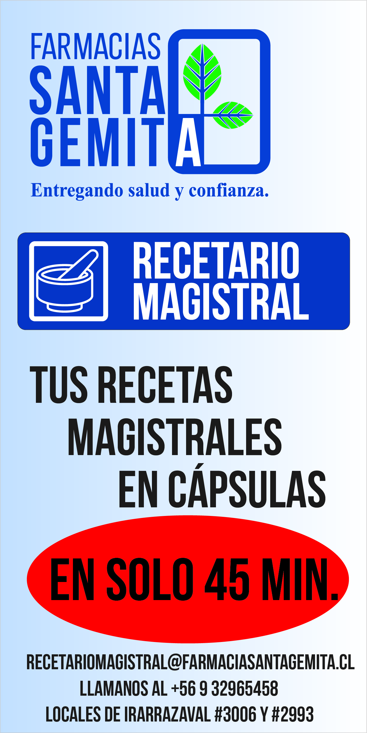Recetas Magistrales Farmacias Santa Gemita