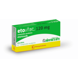 Etovitae Etoricoxib 120 mg  7 Comp. Recubiertos