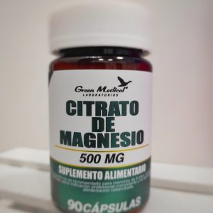 Citrato de Magnesio 500 mg x 90 cápsulas Green Medical
