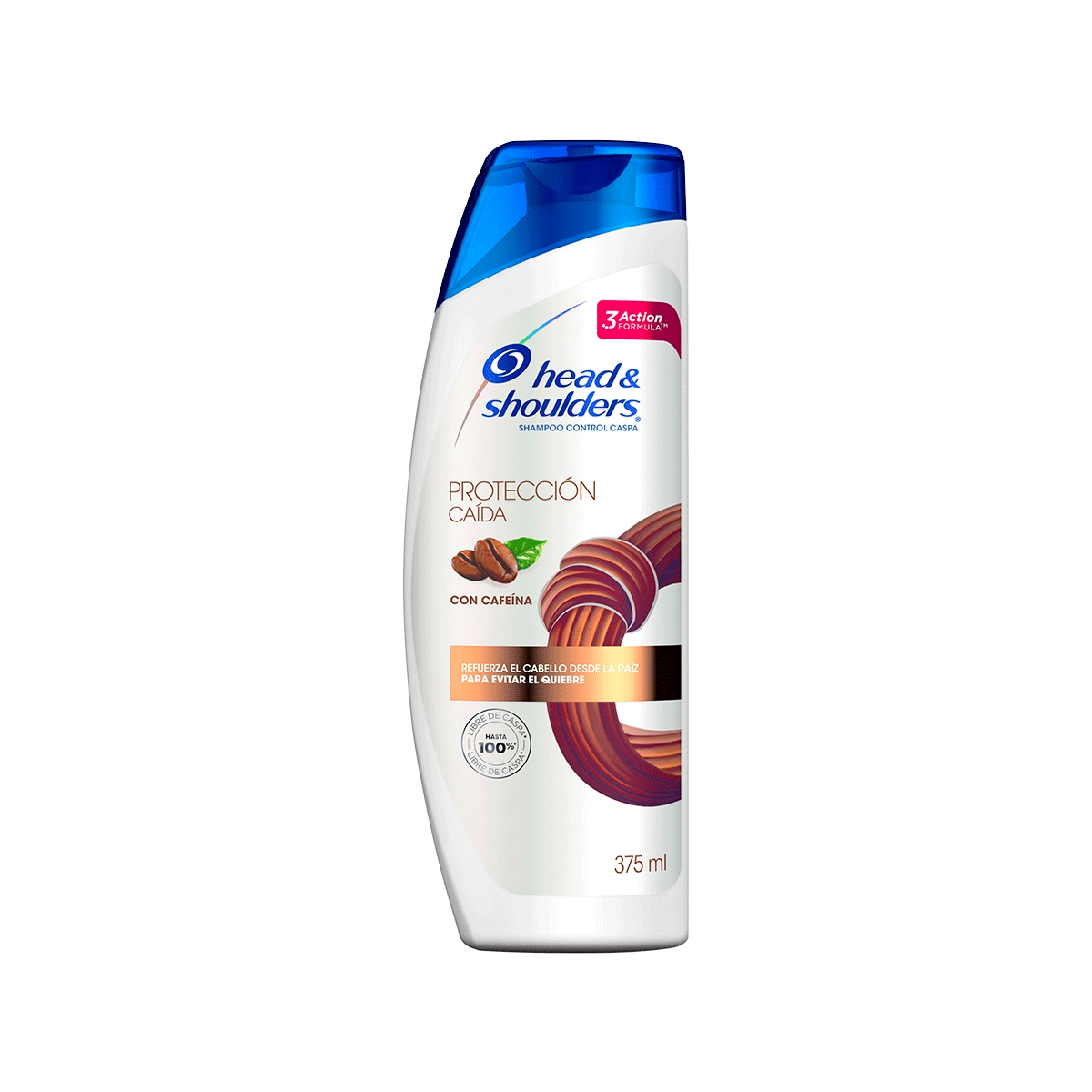 Shampoo Protección Caída con Cafeína Head&Shoulders 375ml