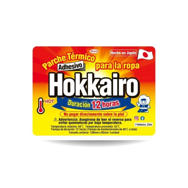 HOKKAIRO PARCHE ADHESIVO PARA ROPA 1 UN